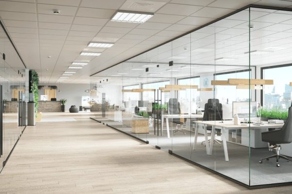 Glass Office Walls: Beyond Bricks and Mortar: Elevating Your Office with Glass Walls